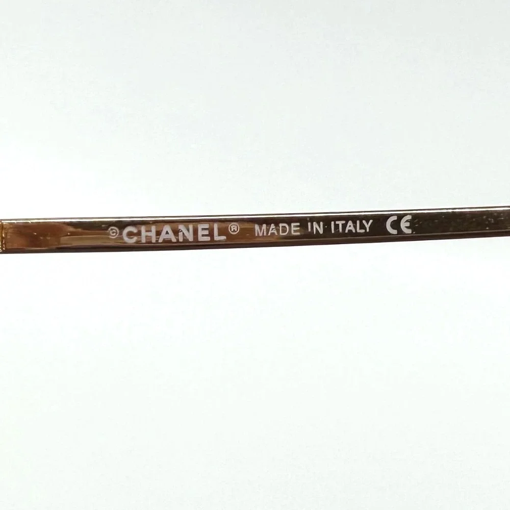 Chanel Vintage 3077 Eyeglasses Dark Havana Tortoise Gold Frames 53-16-120 Italy